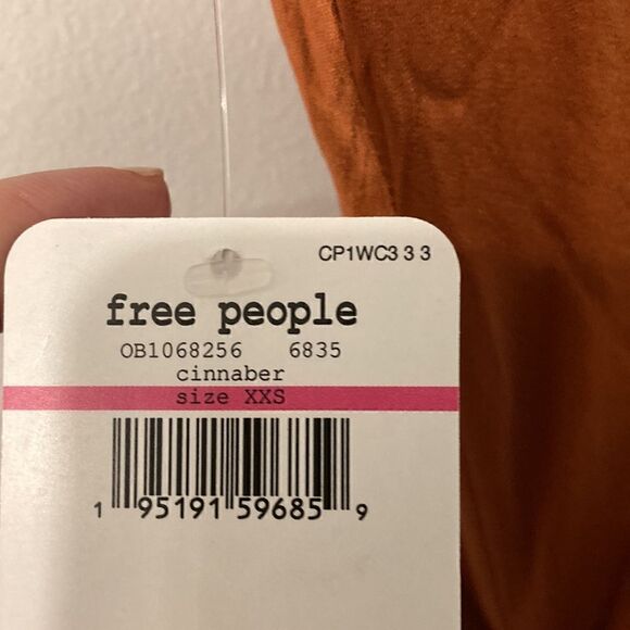 NWT Free People Day To Night Adjustable Slip Dress in Cinnaber. Size XXS. - Picture 8 of 9